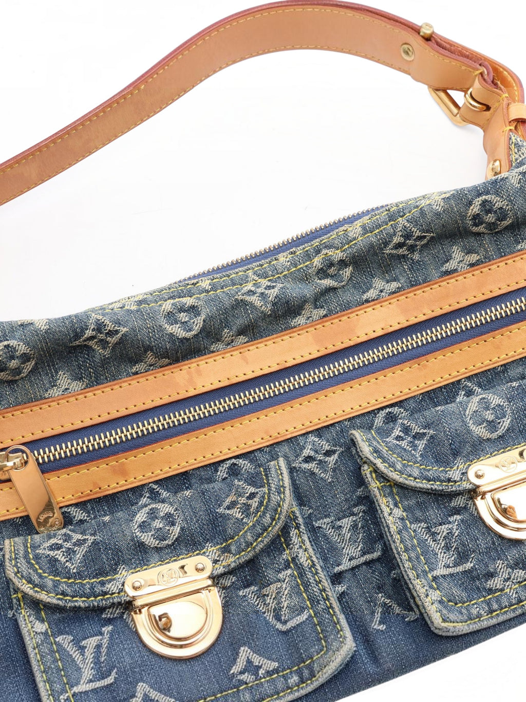 Louis Vuitton Monogram Denim Baggy PM