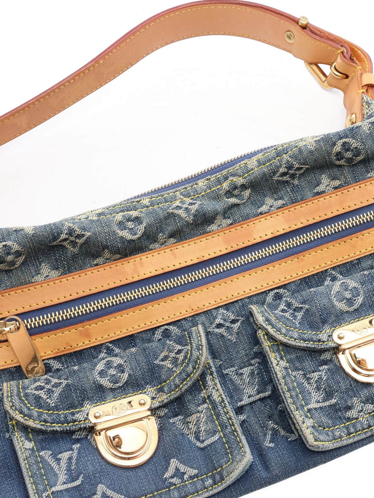 Louis Vuitton Monogram Denim Baggy PM