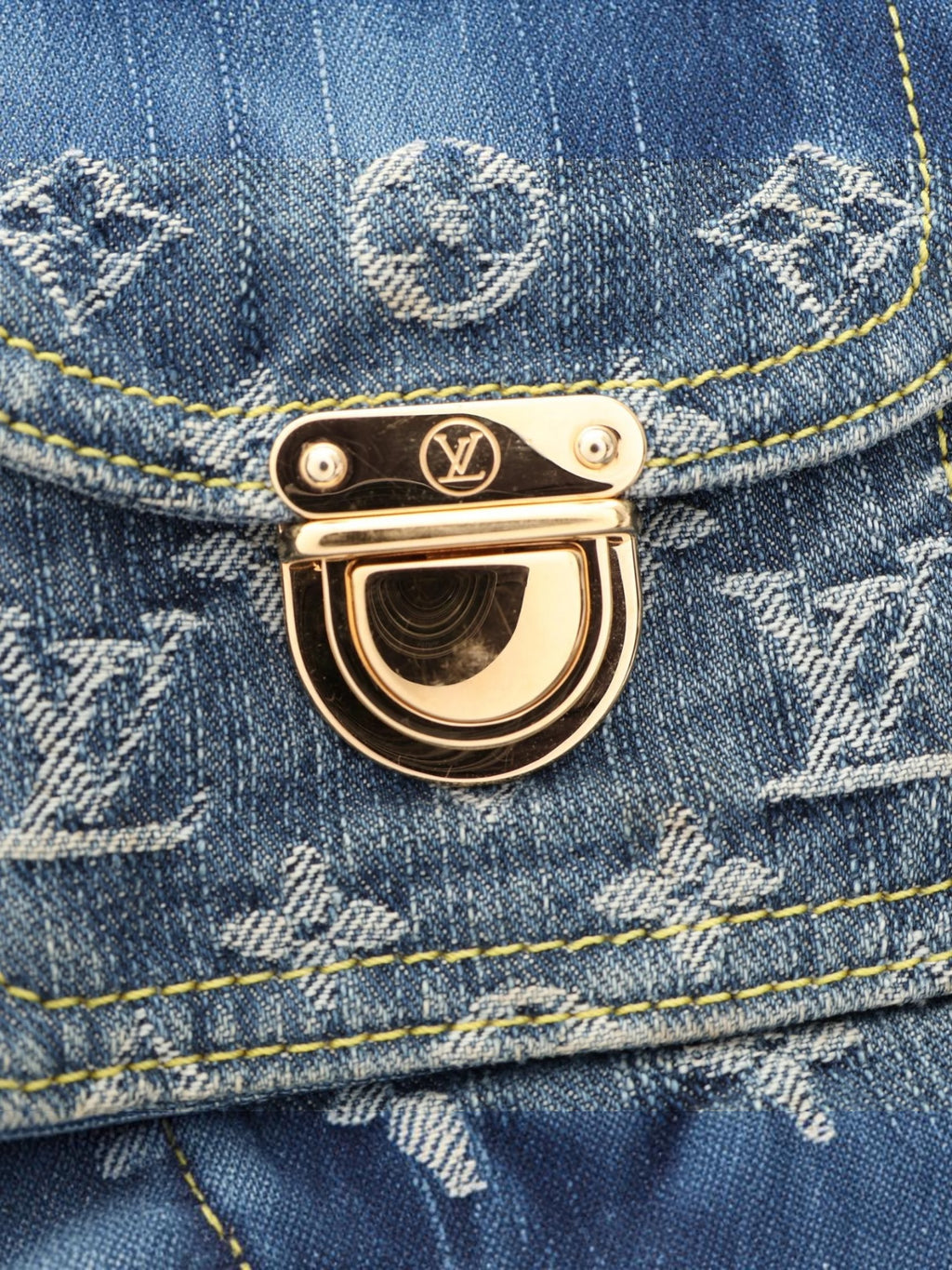 Louis Vuitton Monogram Denim Baggy PM