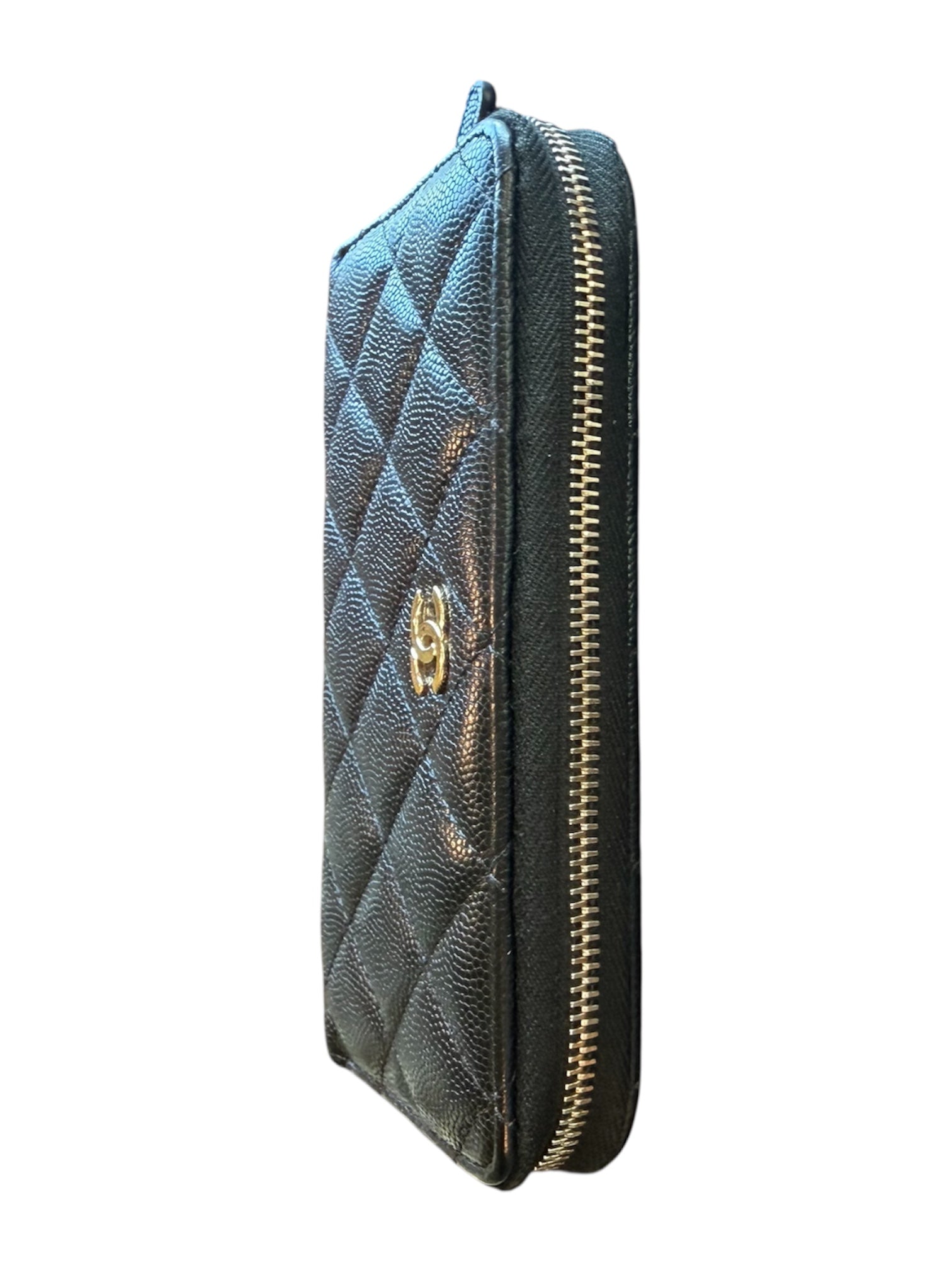 CHANEL Caviar Medium Zip Wallet