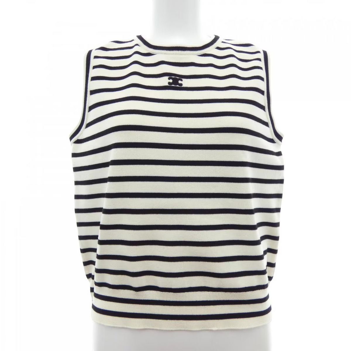 Celine Triomphe Sleeveless Marinelle Sweater