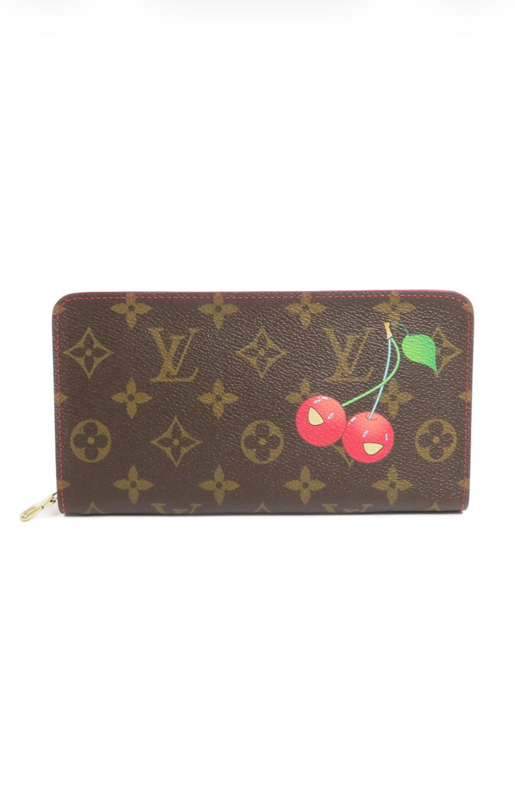 Louis Vuitton x TM Monogram Cherry Porte Monnaie Zip Wallet