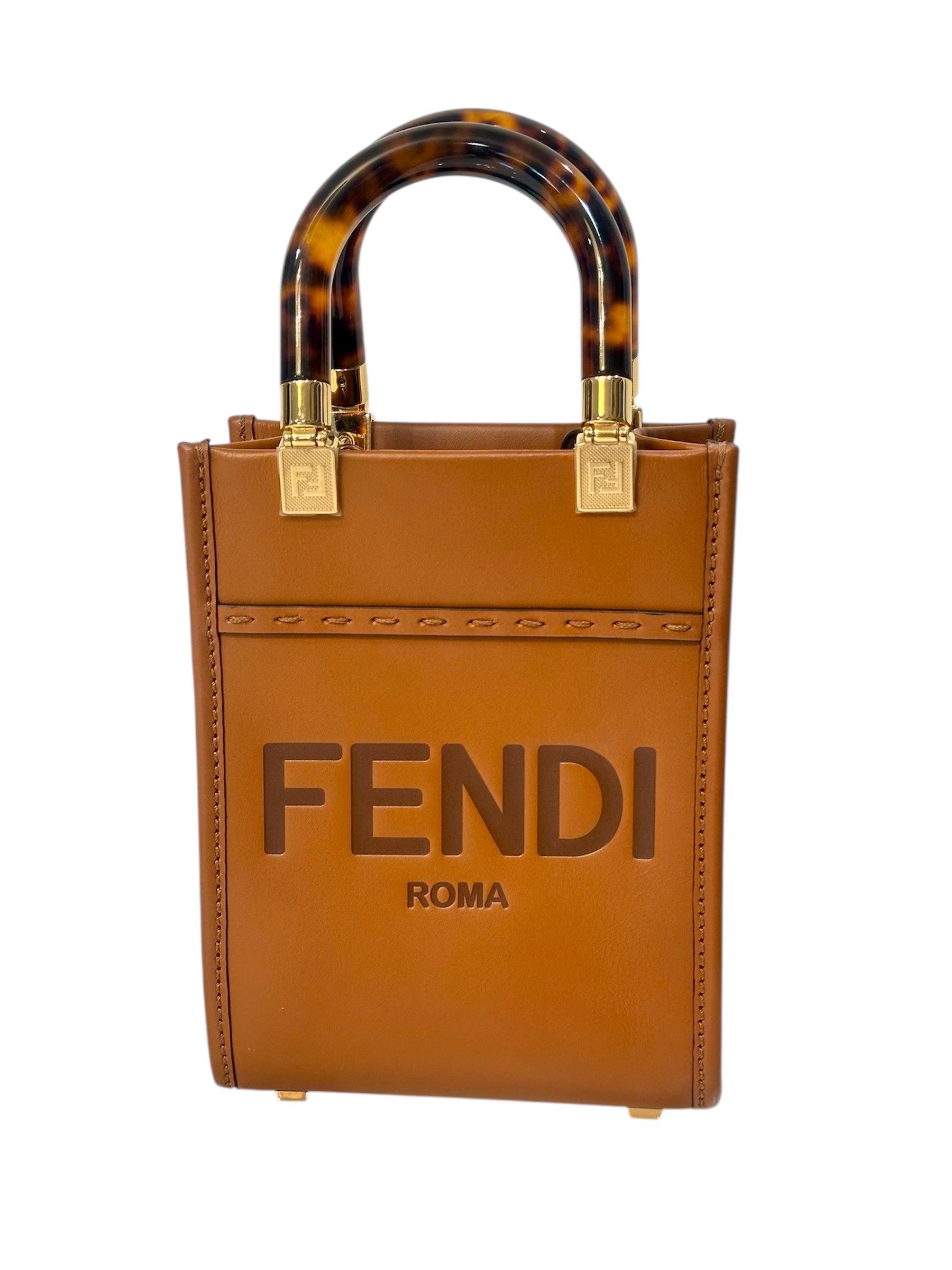 Fendi Sunshine Mini Shopper Tote