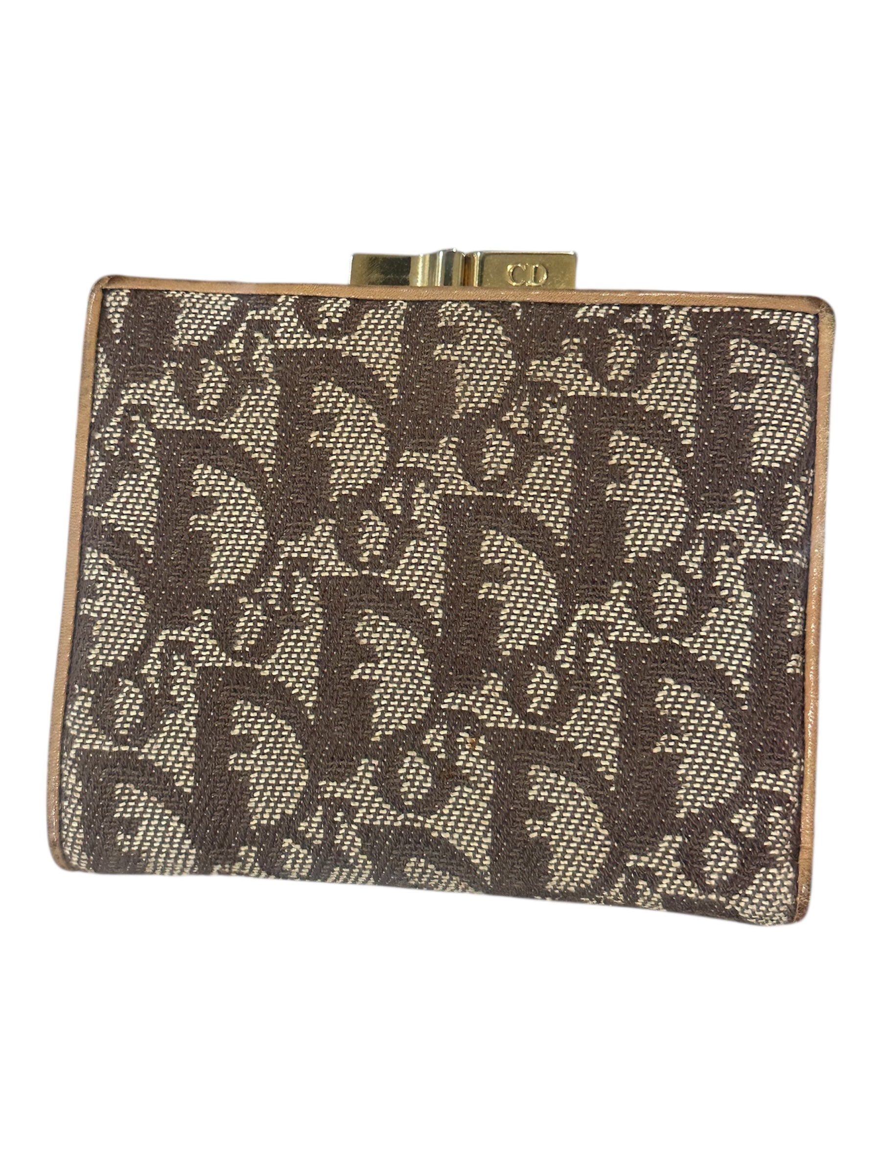 Dior Trotter Kisslock Wallet