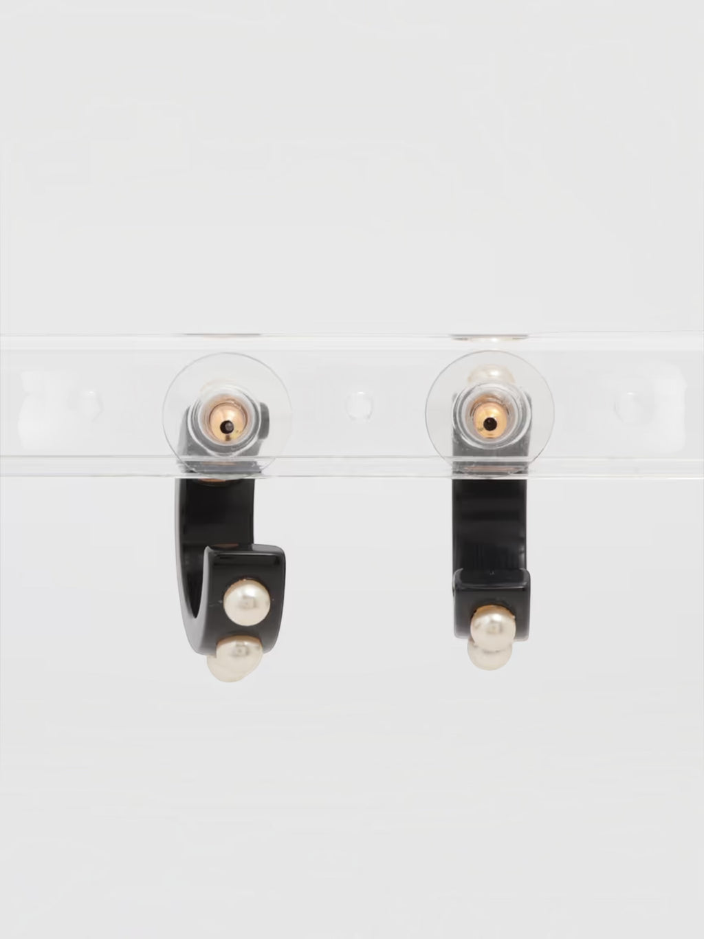 Chanel Coco Mark Pearl Earrings