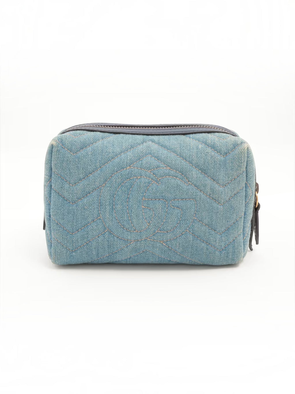 Gucci Matelassé Pearly GG Marmont Cosmetic Case