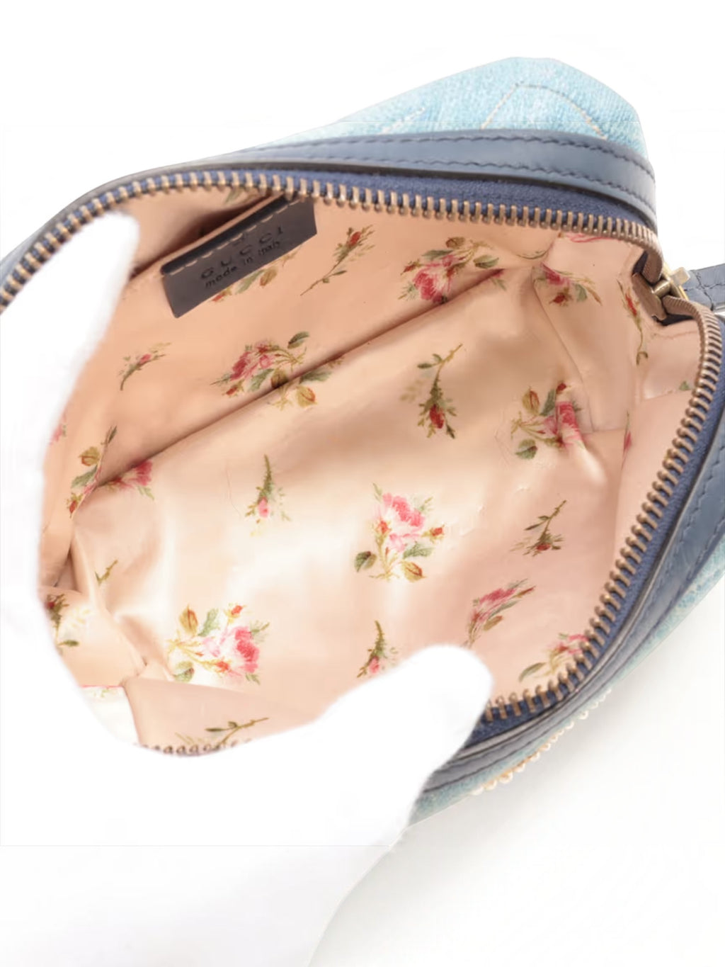 Gucci Matelassé Pearly GG Marmont Cosmetic Case