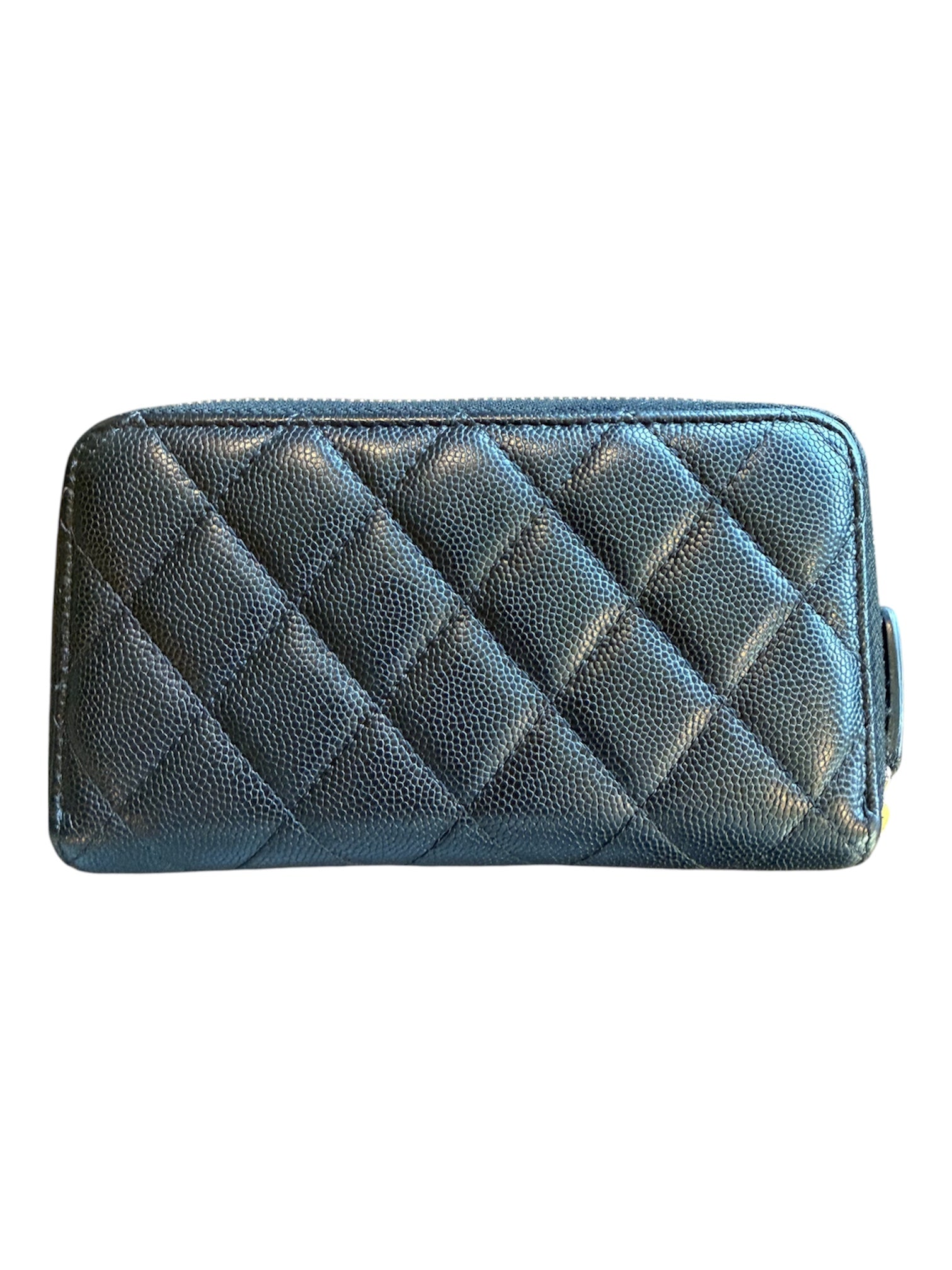 CHANEL Caviar Medium Zip Wallet