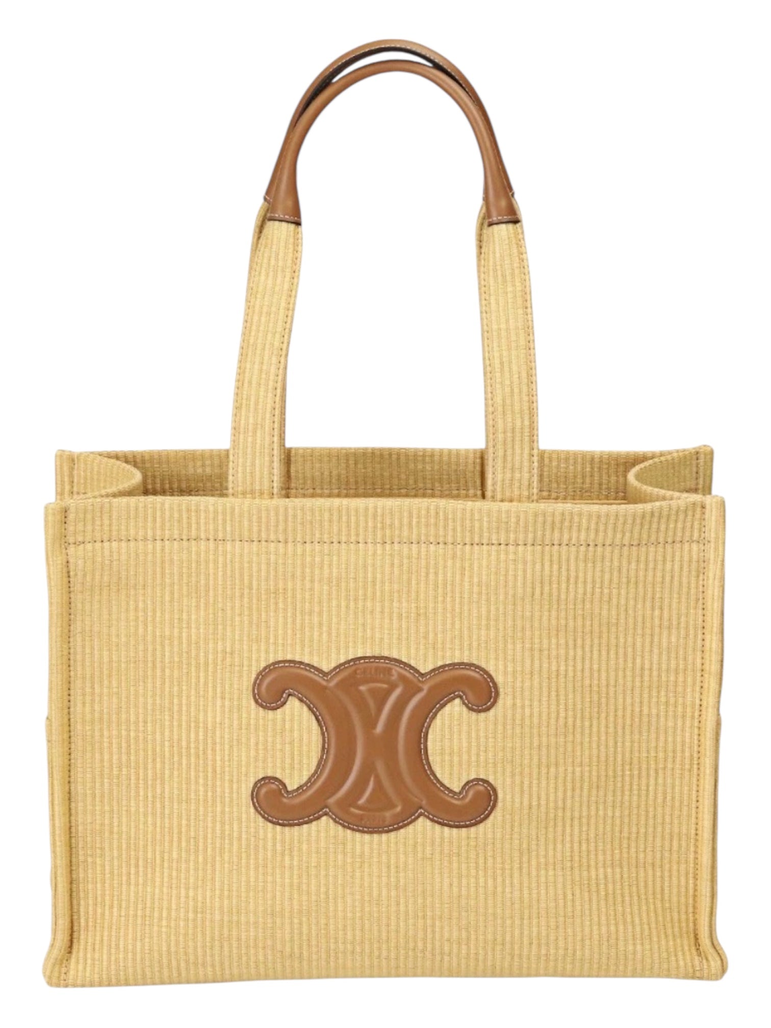 Celine Large Cabas Thais Canvas Tote