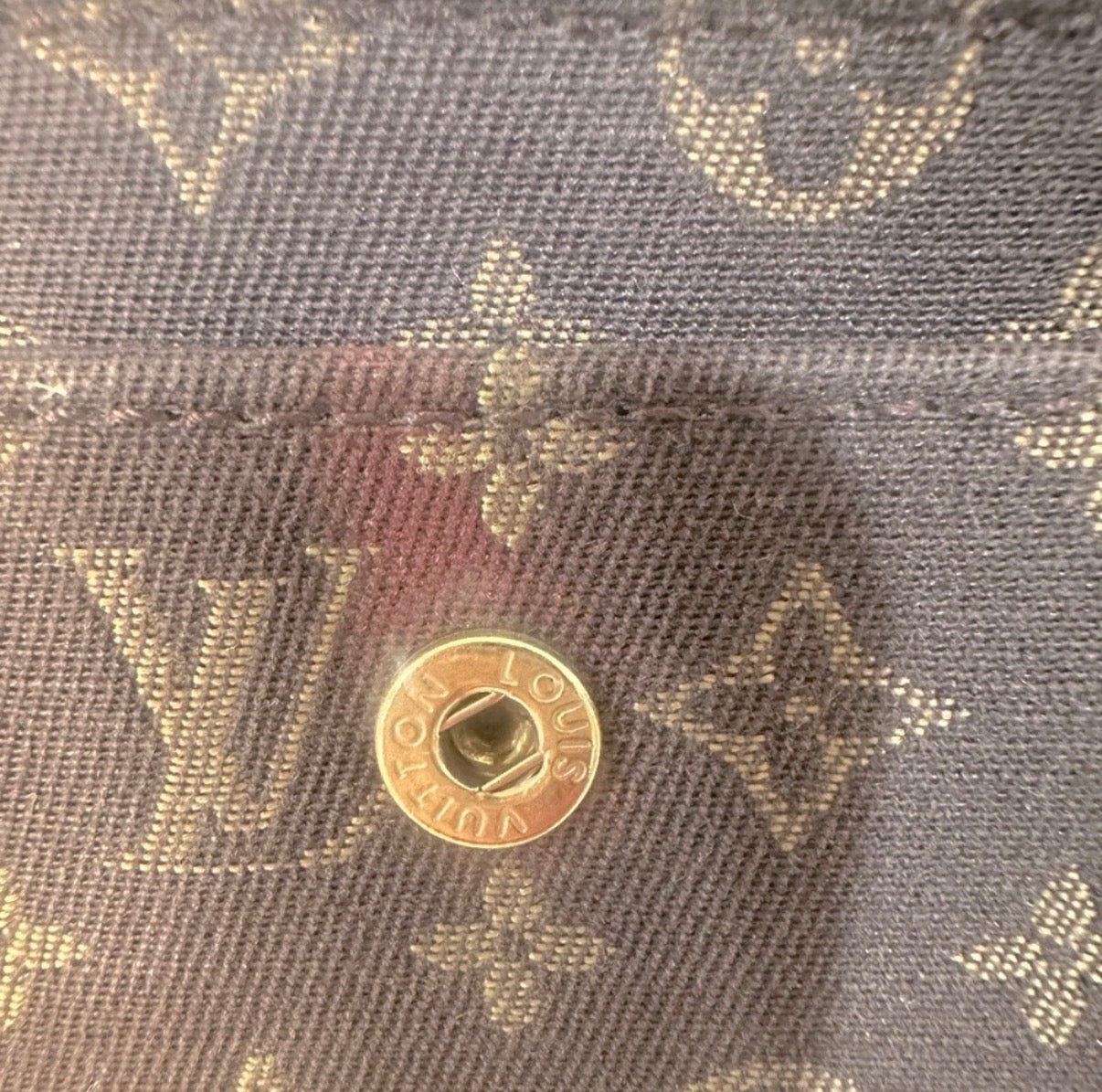 Louis Vuitton Monogram Mini Lin Sarah Wallet