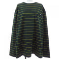 MIU MIU Long Sleeve Striped Logo T Shirt