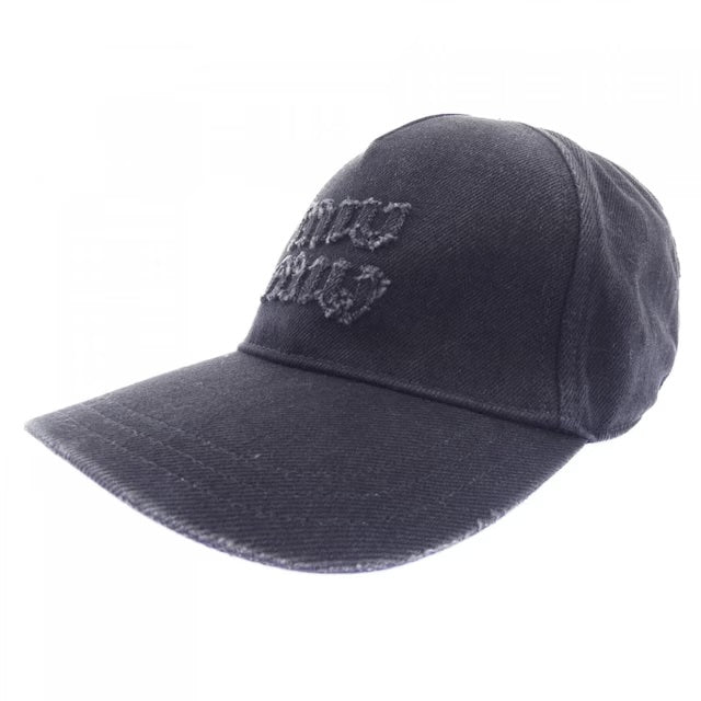 MIU MIU Logo Denim Cap
