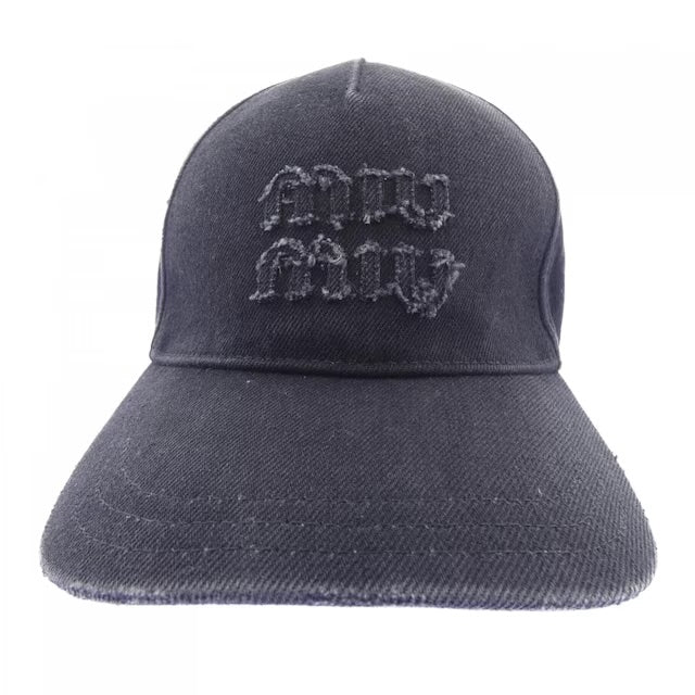 MIU MIU Logo Denim Cap