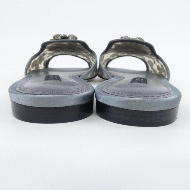 Dolce & Gabbana Lace & Crystal Slides