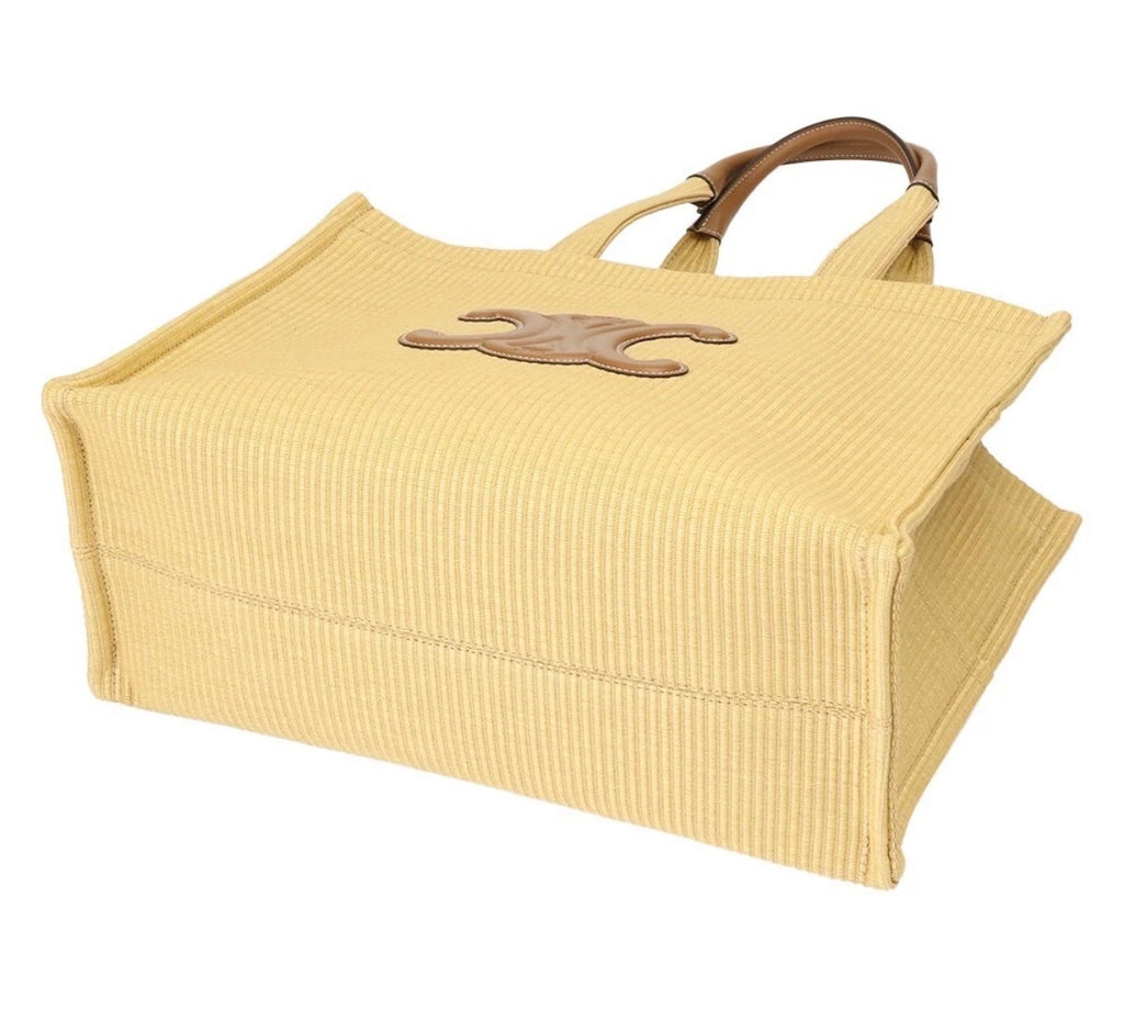Celine Large Cabas Thais Canvas Tote