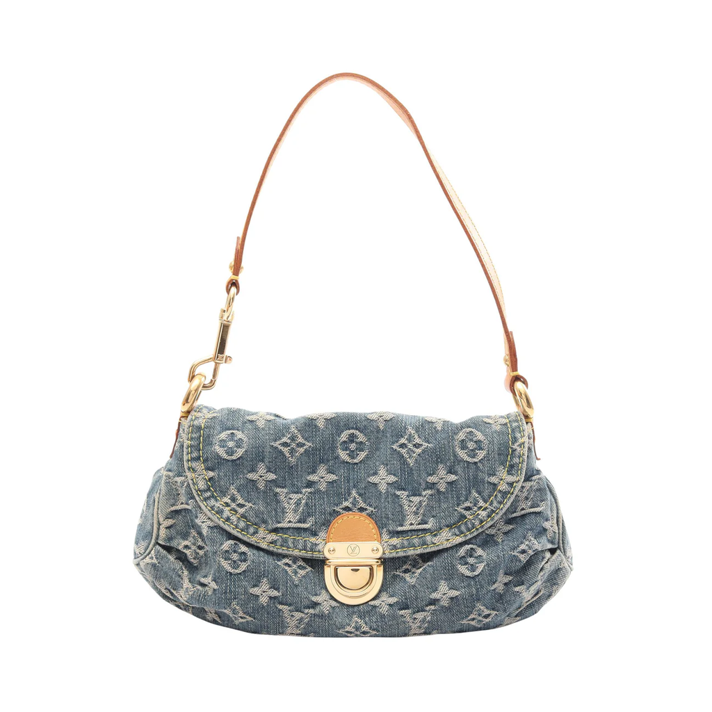 Louis Vuitton Monogram Denim Mini Pleaty