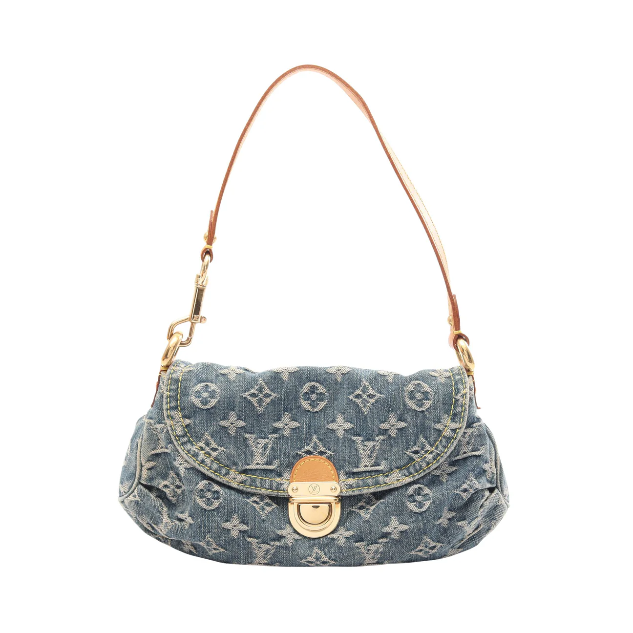 Louis Vuitton Monogram Denim Mini Pleaty