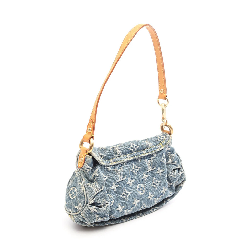Louis Vuitton Monogram Denim Mini Pleaty