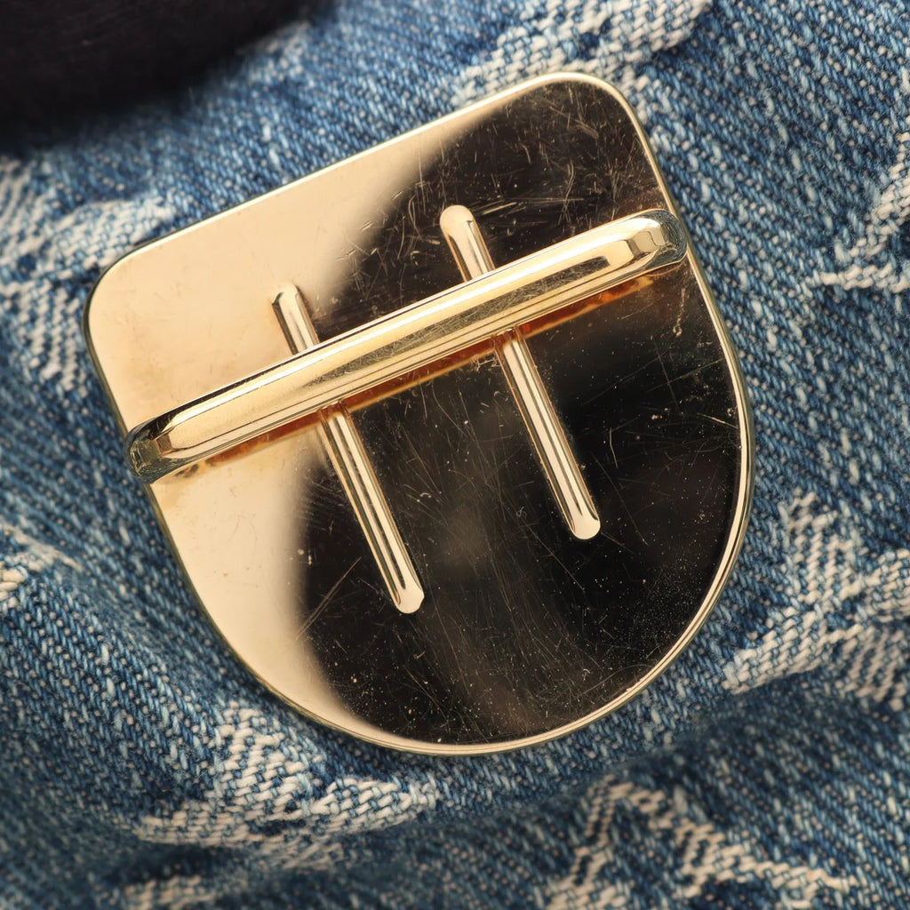 Louis Vuitton Monogram Denim Mini Pleaty