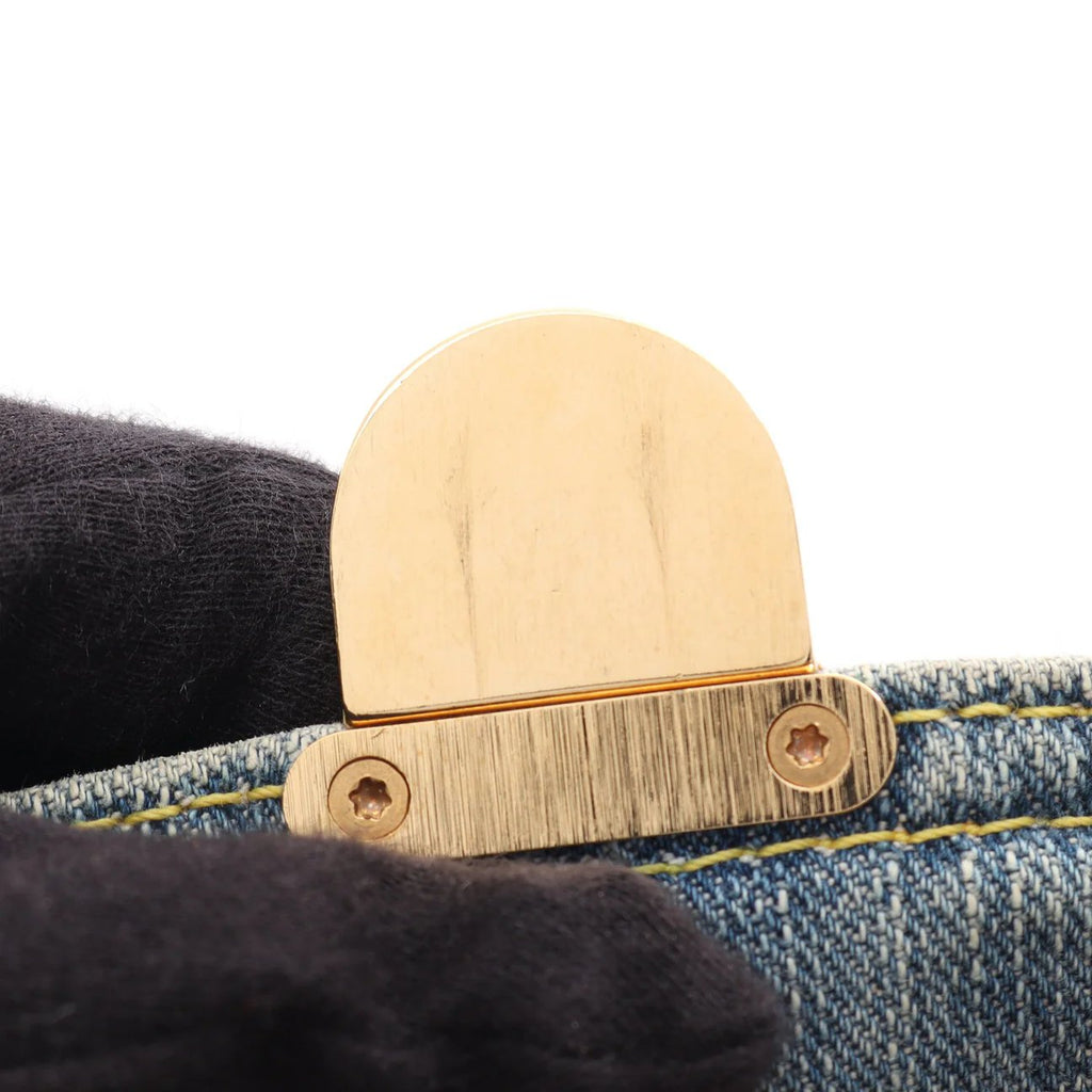 Louis Vuitton Monogram Denim Mini Pleaty