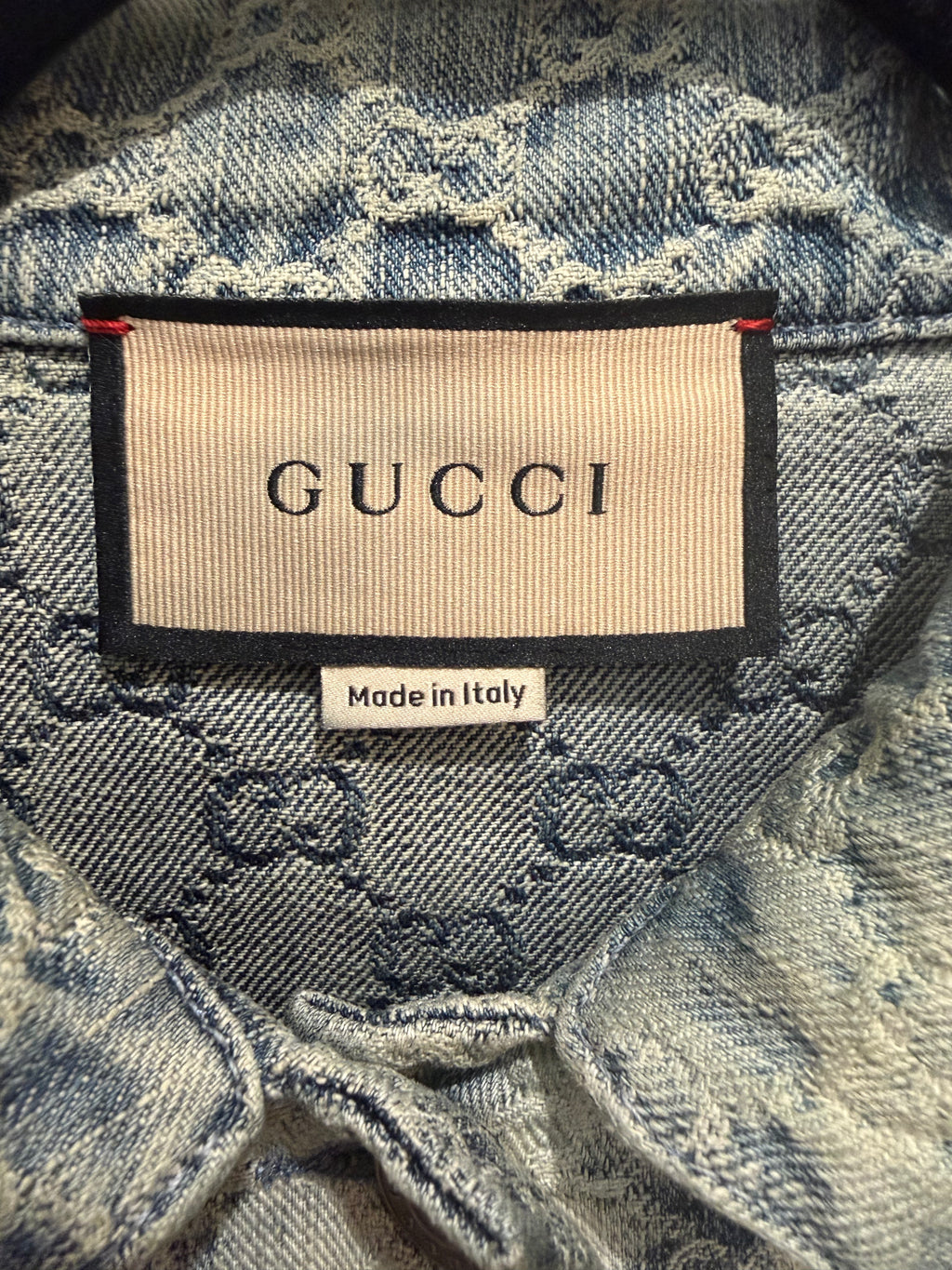 Gucci GG Jacquard Denim Jacket