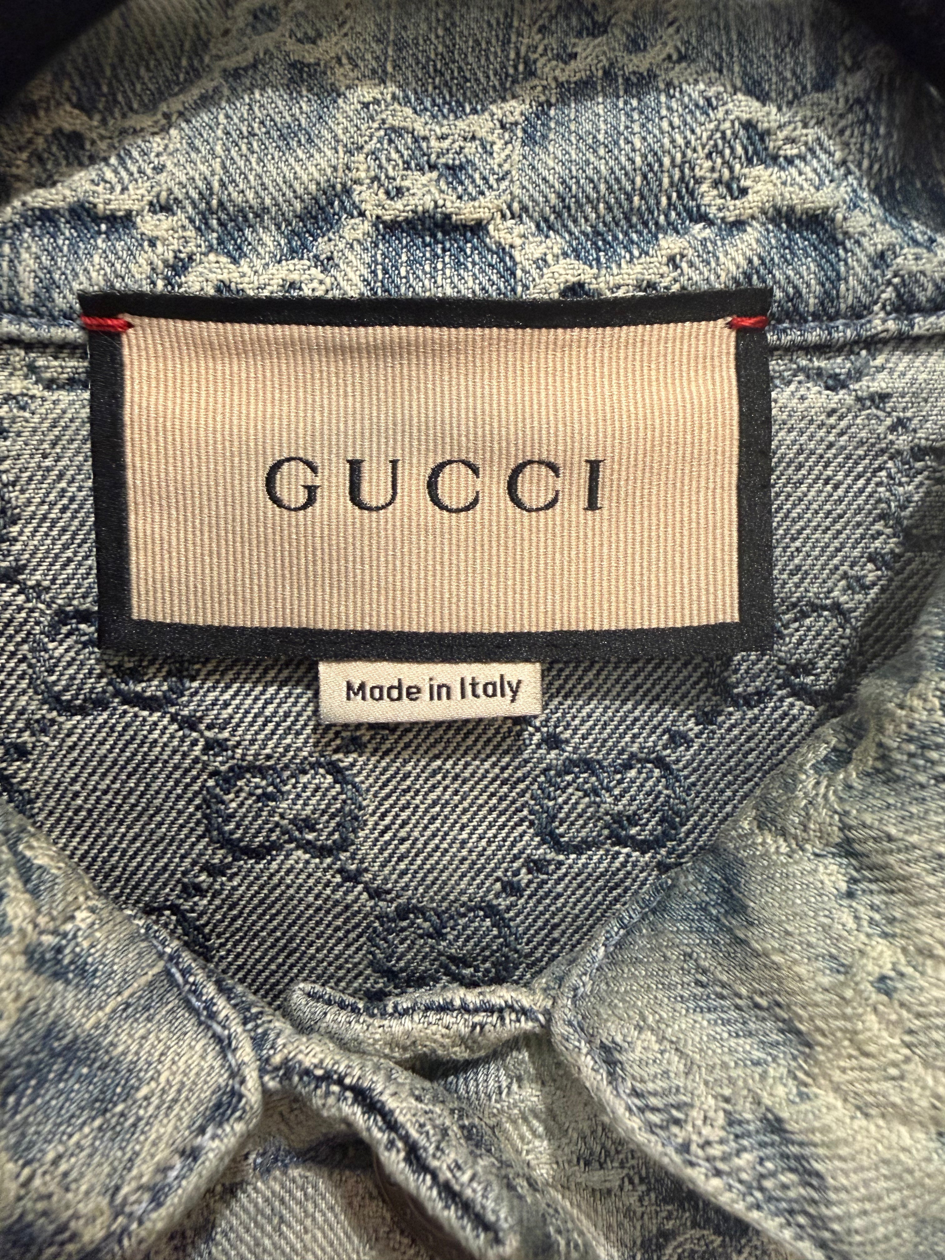 Gucci GG Jacquard Denim Jacket