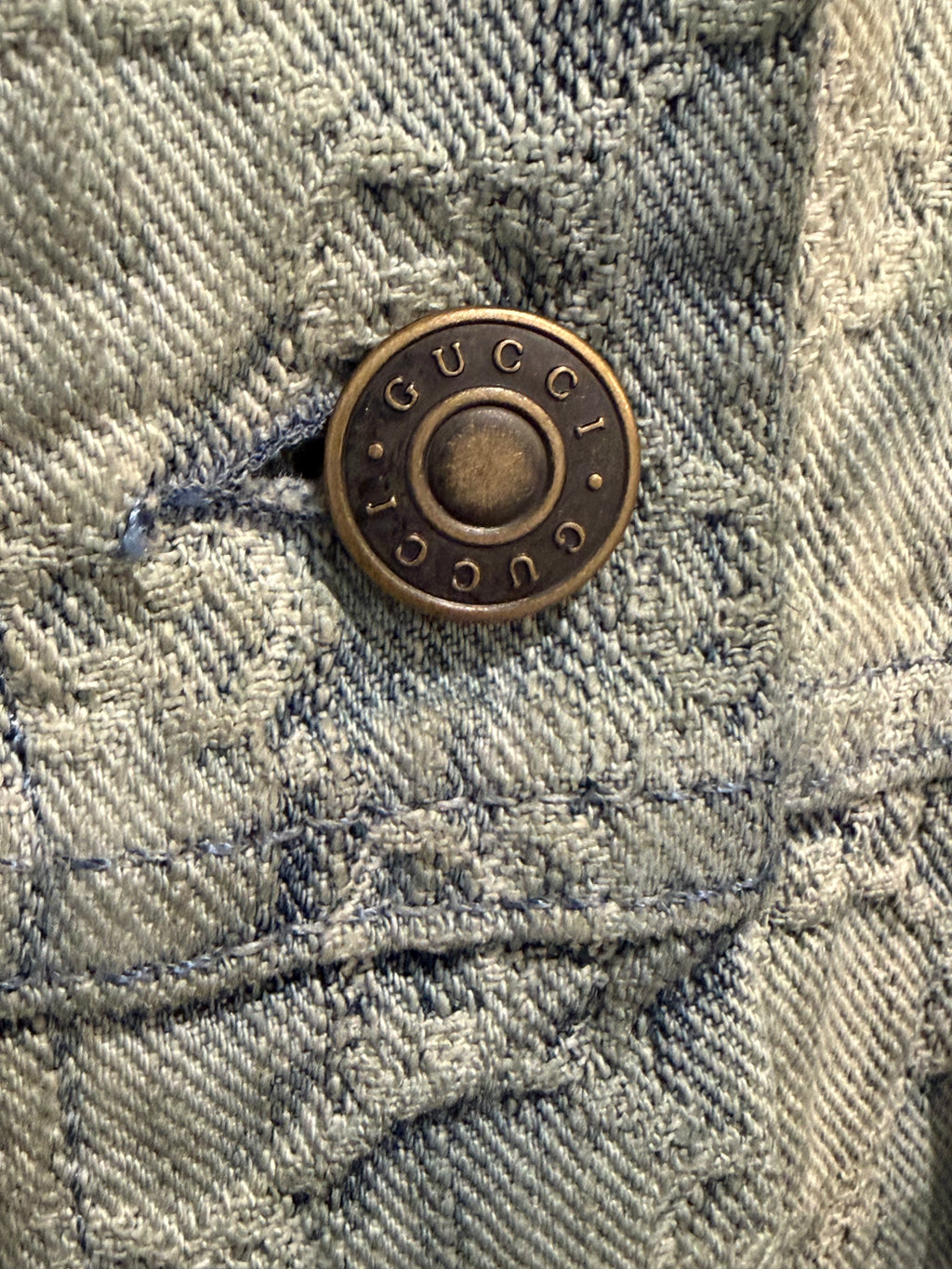 Gucci GG Jacquard Denim Jacket