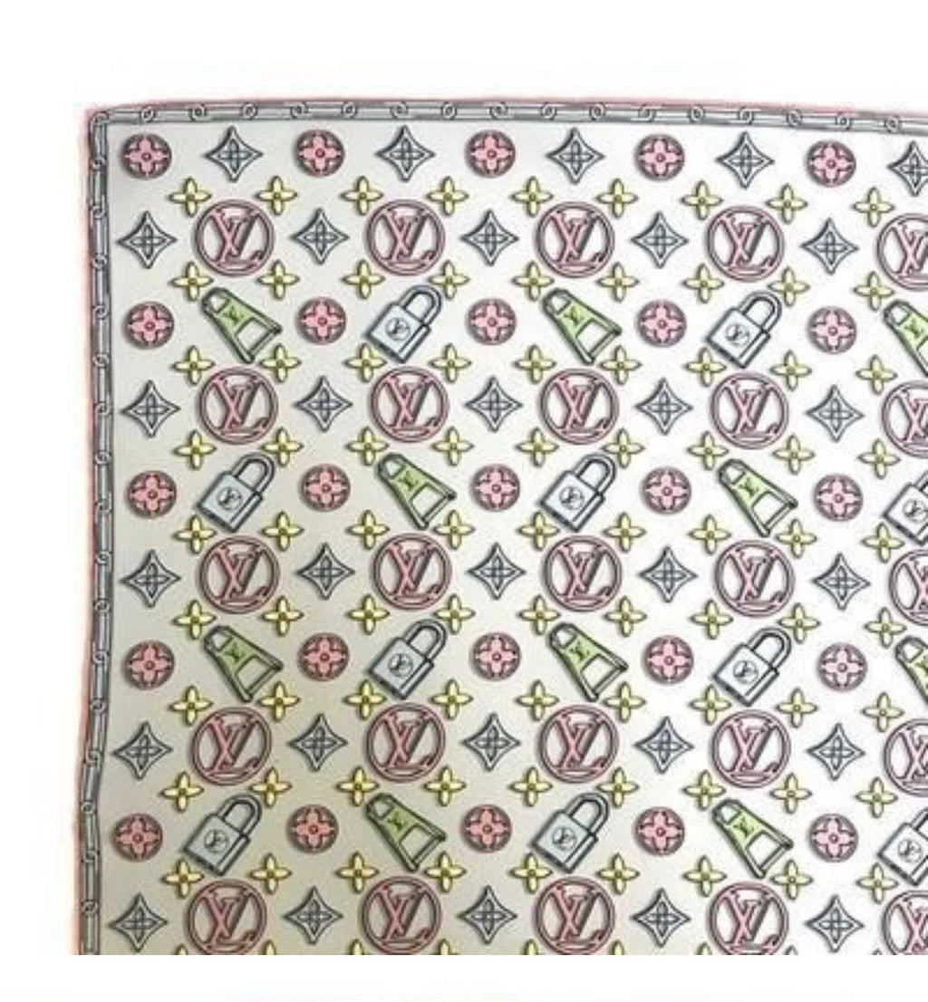 Louis Vuitton Carre 45 Charming Silk Scarf