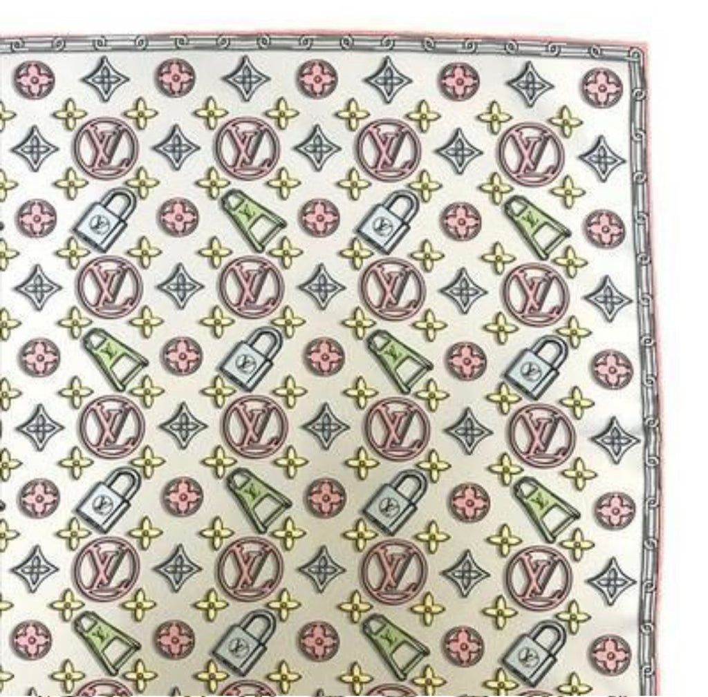 Louis Vuitton Carre 45 Charming Silk Scarf