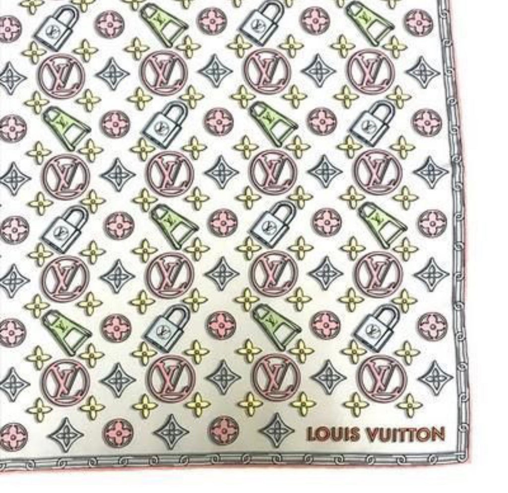 Louis Vuitton Carre 45 Charming Silk Scarf