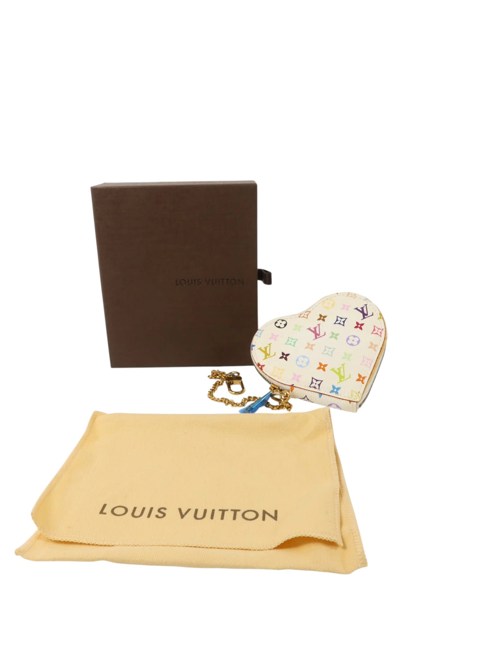 Louis Vuitton Monogram Multicolore Heart Coin Pouch