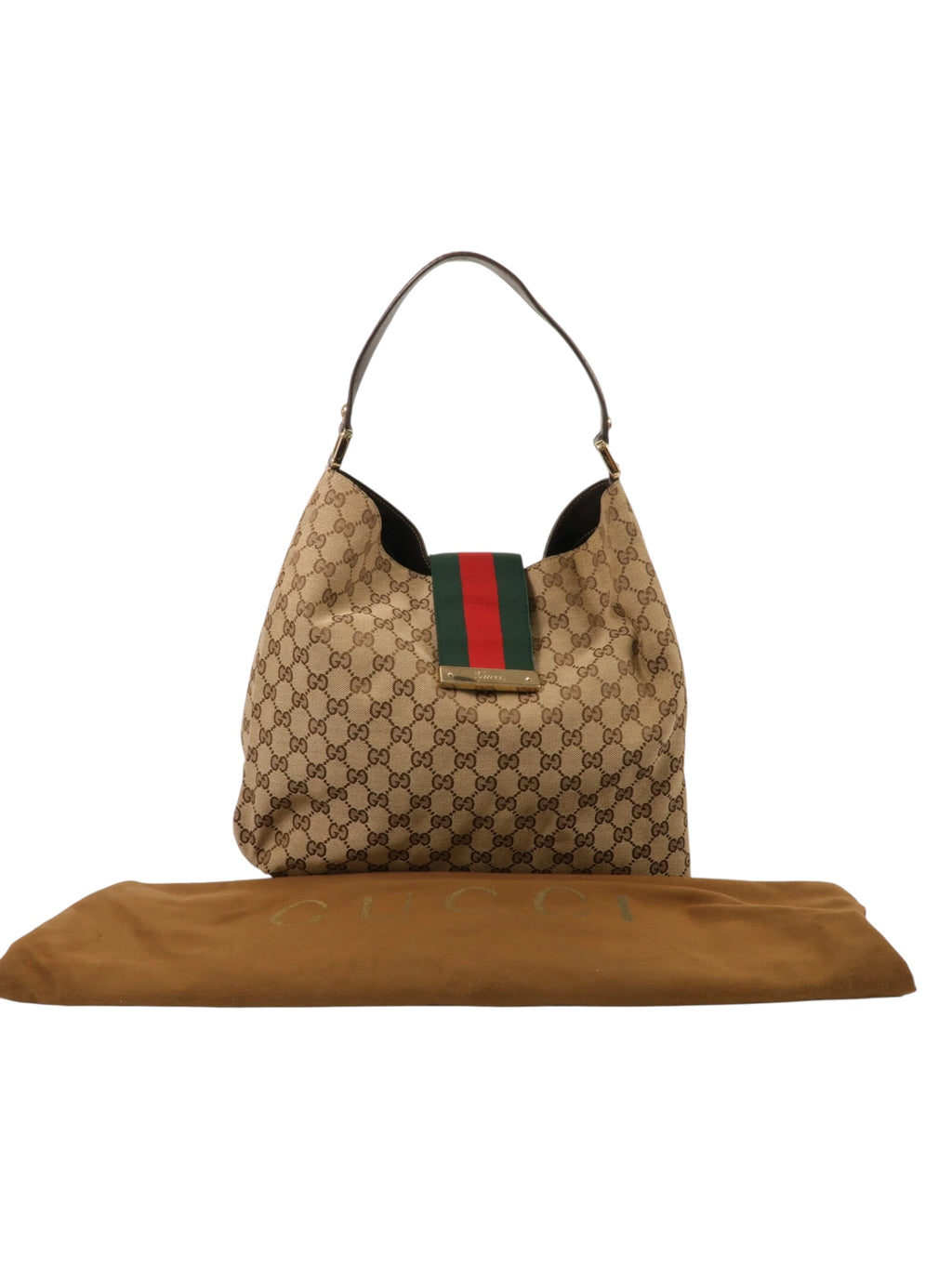 Gucci GG Canvas New Web Hobo