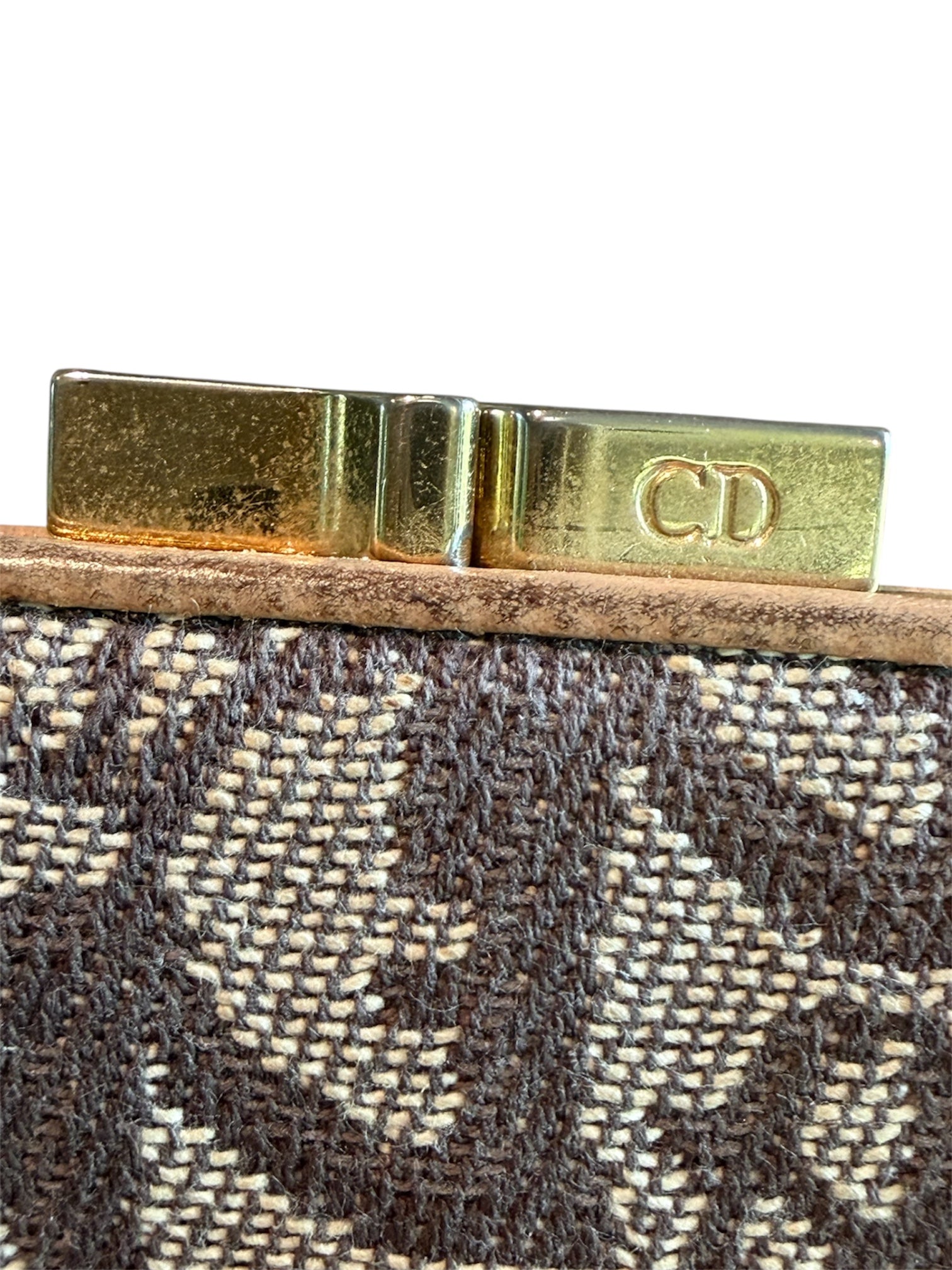 Dior Trotter Kisslock Wallet