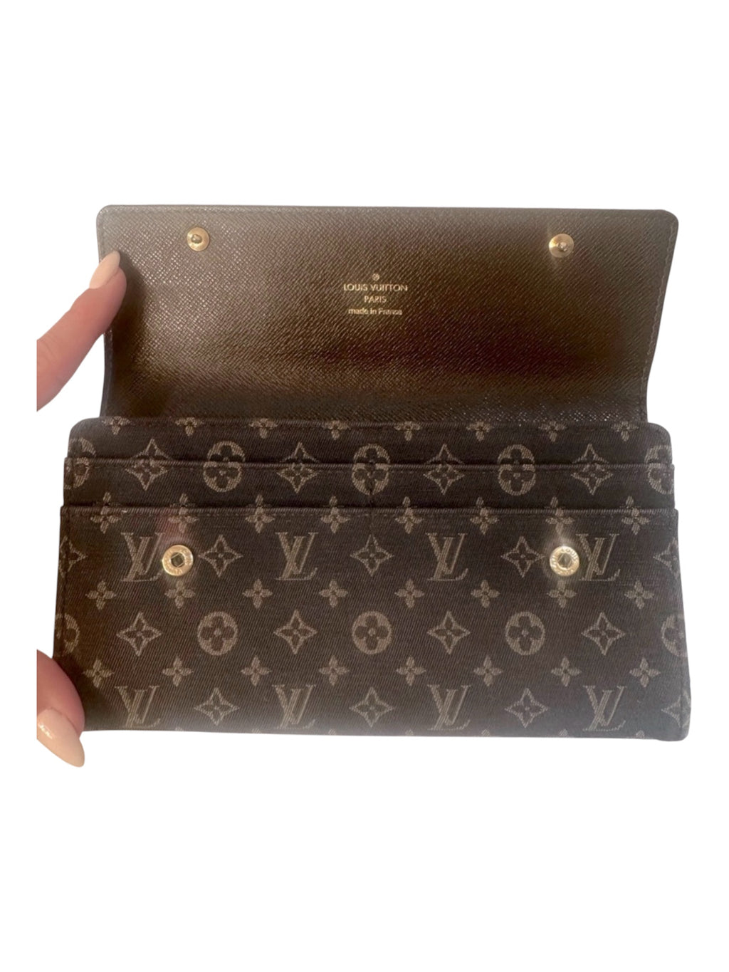 Louis Vuitton Monogram Mini Lin Sarah Wallet