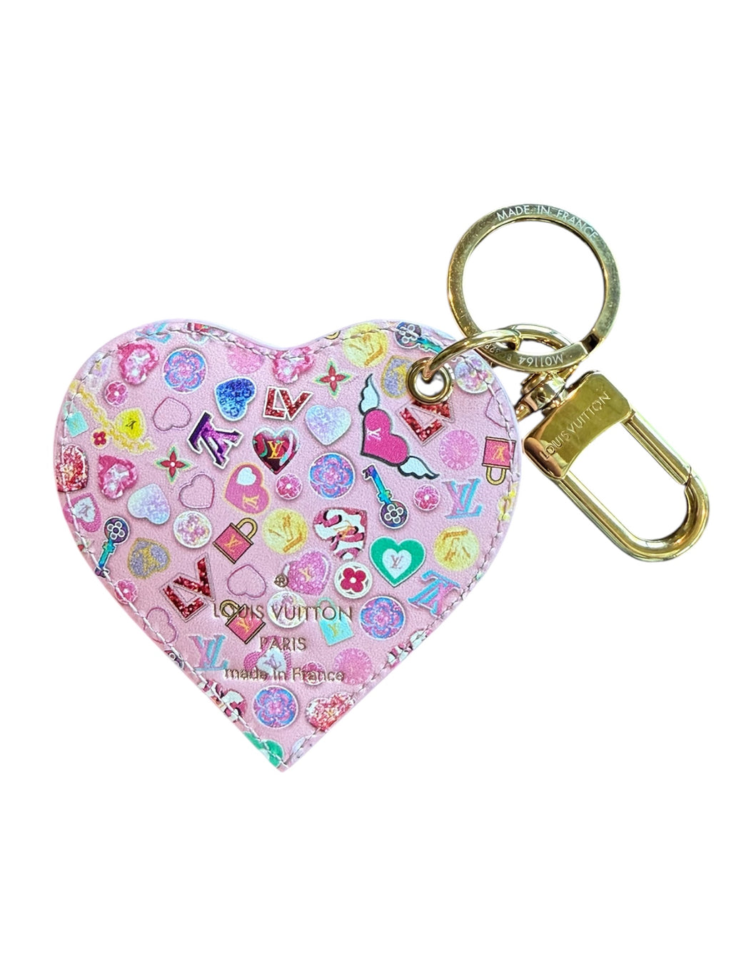 Louis Vuitton Limited Edition Love Lock Key Chain / Bag Charm