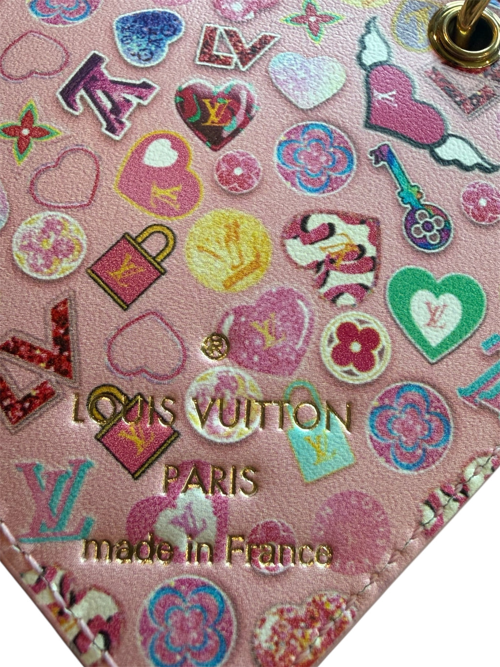 Louis Vuitton Limited Edition Love Lock Key Chain / Bag Charm