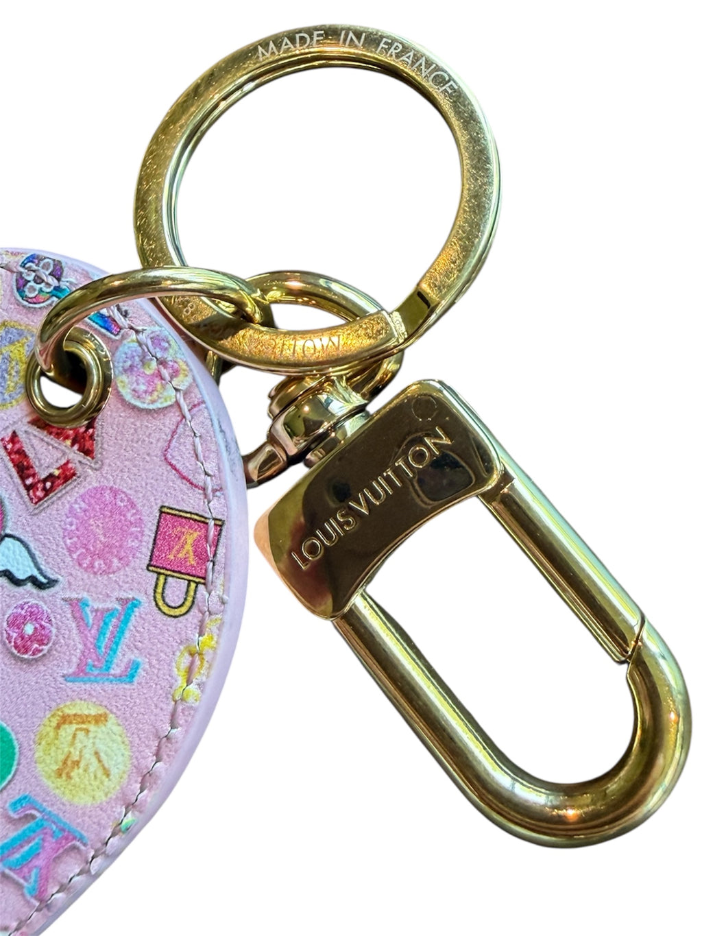Louis Vuitton Limited Edition Love Lock Key Chain / Bag Charm