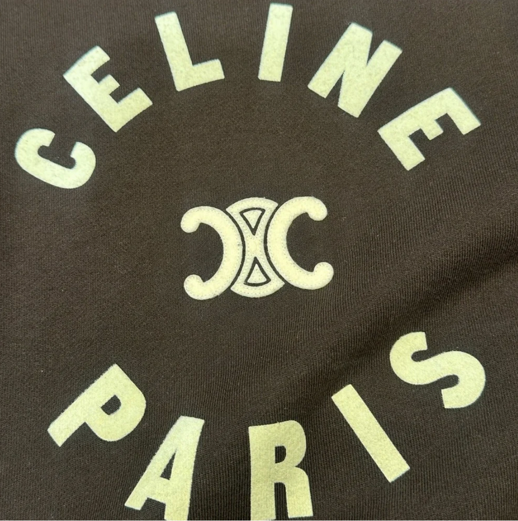 Celine Triomphe Crewneck Sweatshirt