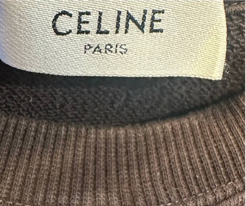 Celine Triomphe Crewneck Sweatshirt