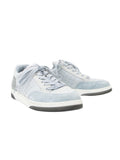 Chanel Suede Studded Logo Sneakers