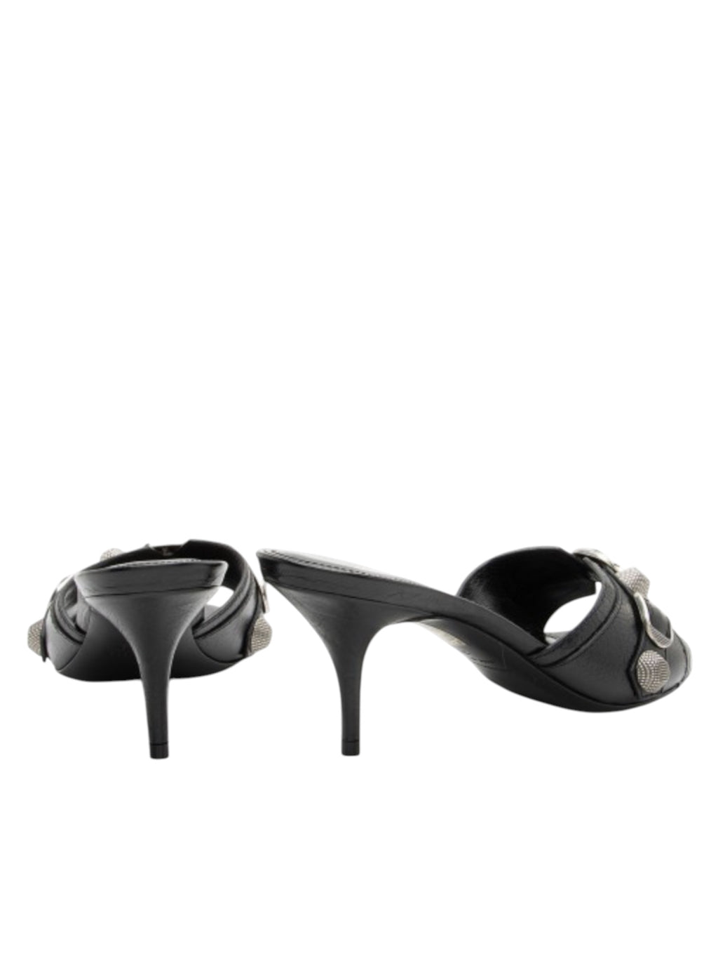Balenciaga Agneau Arena Cagole Slide Sandals