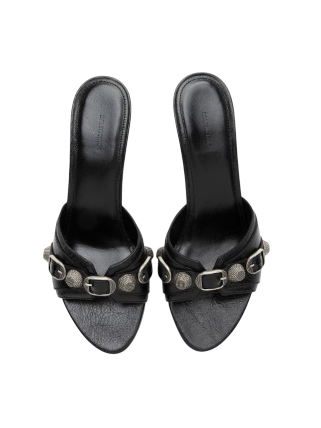 Balenciaga Agneau Arena Cagole Slide Sandals