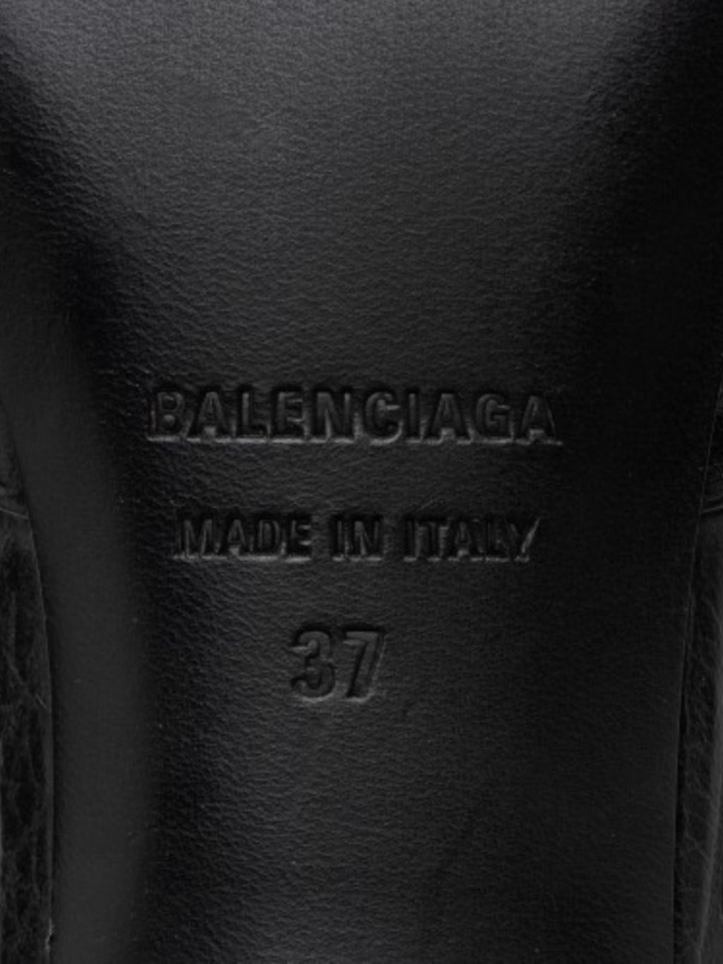 Balenciaga Agneau Arena Cagole Slide Sandals