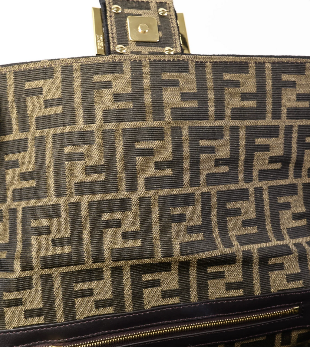 Fendi Zucca Medium Baguette