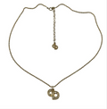 Christian Dior Vintage CD Necklace