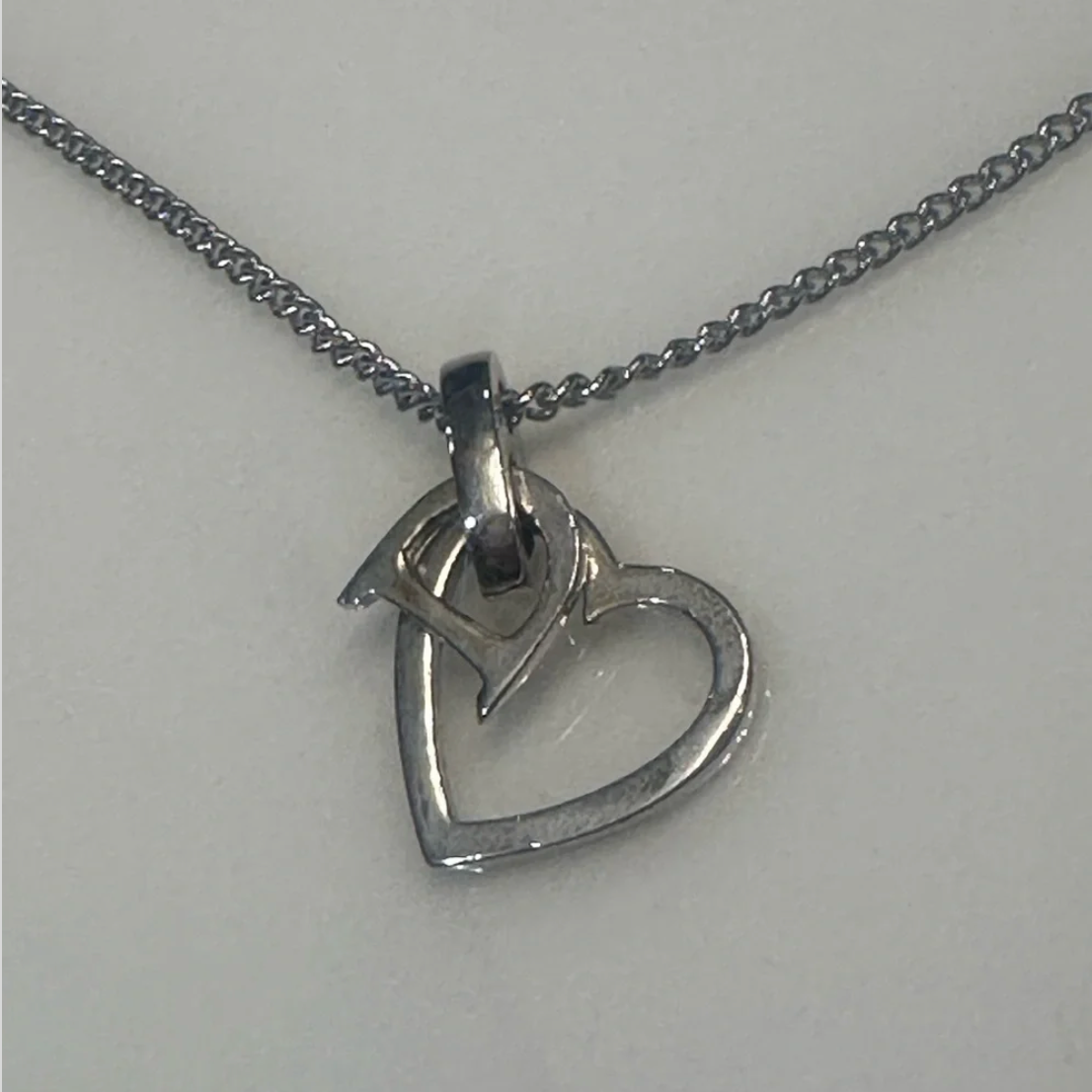 Christian Dior Heart Logo Necklace