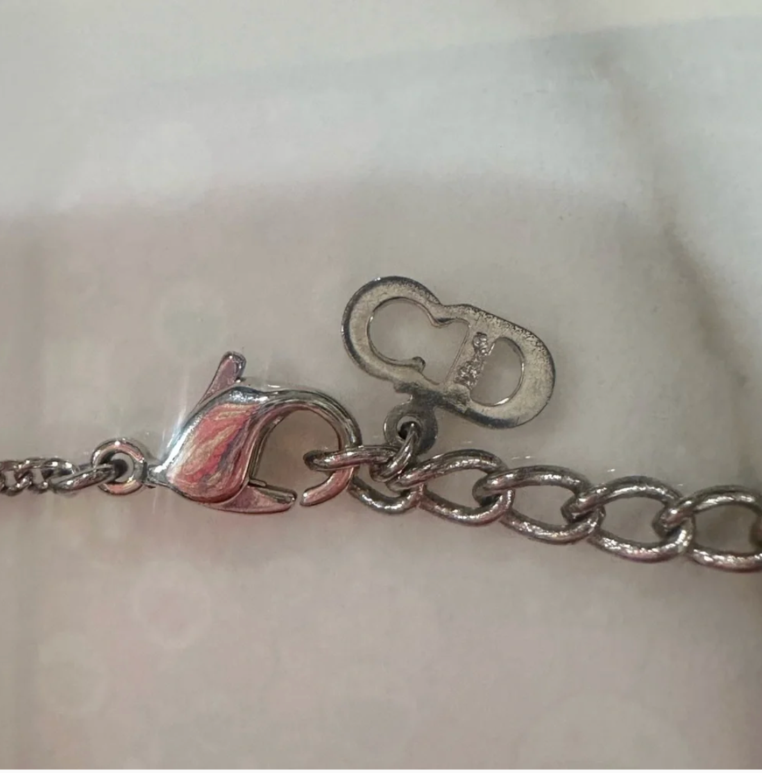 Christian Dior Heart Logo Necklace