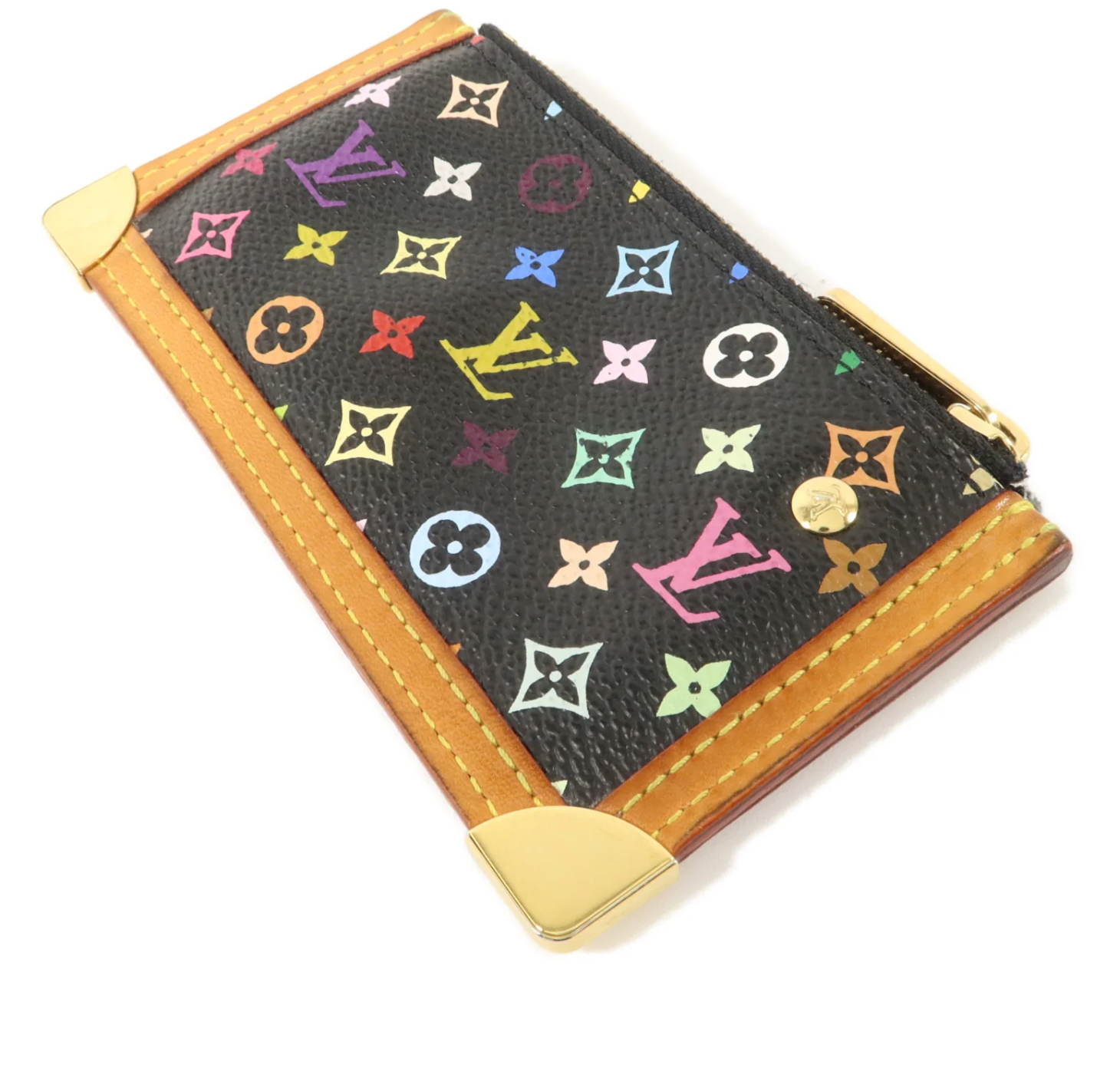 Louis Vuitton Black Multicolor Key Cles