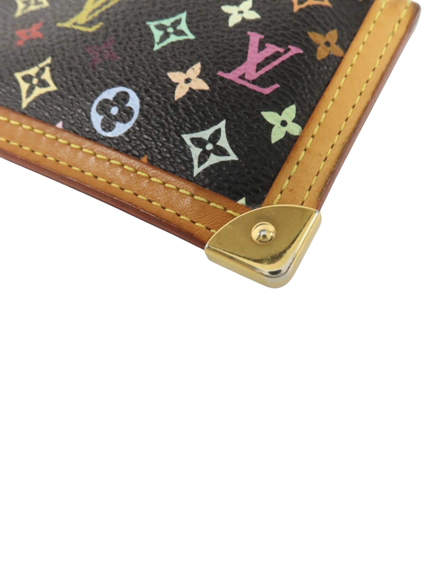 Louis Vuitton Black Multicolor Key Cles