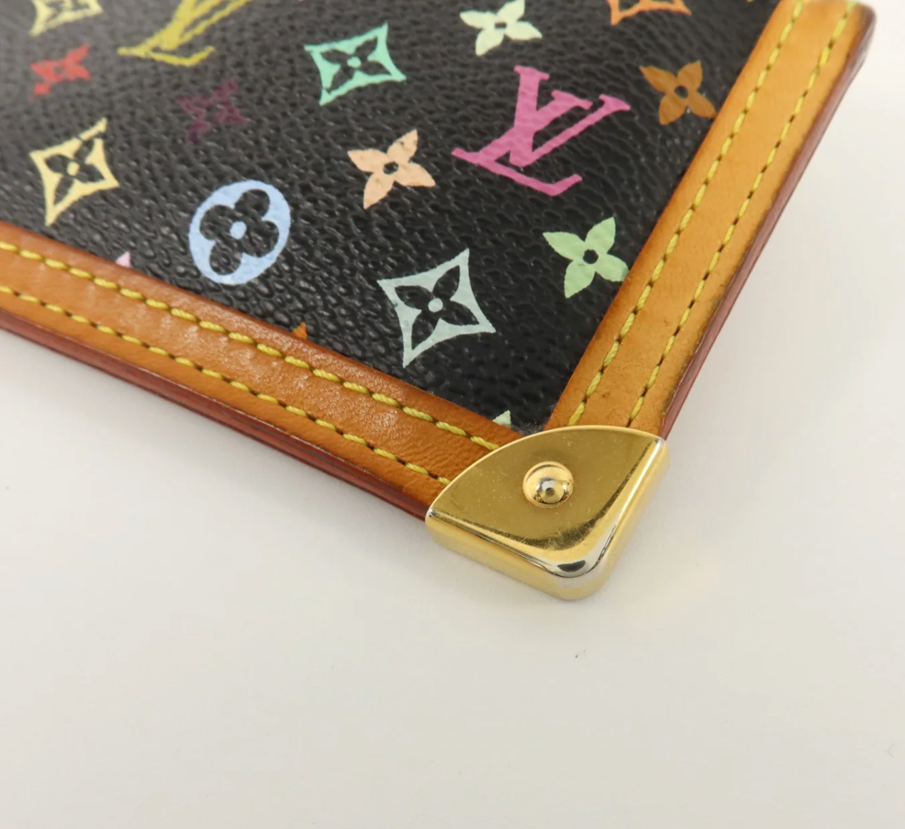 Louis Vuitton Black Multicolor Key Cles